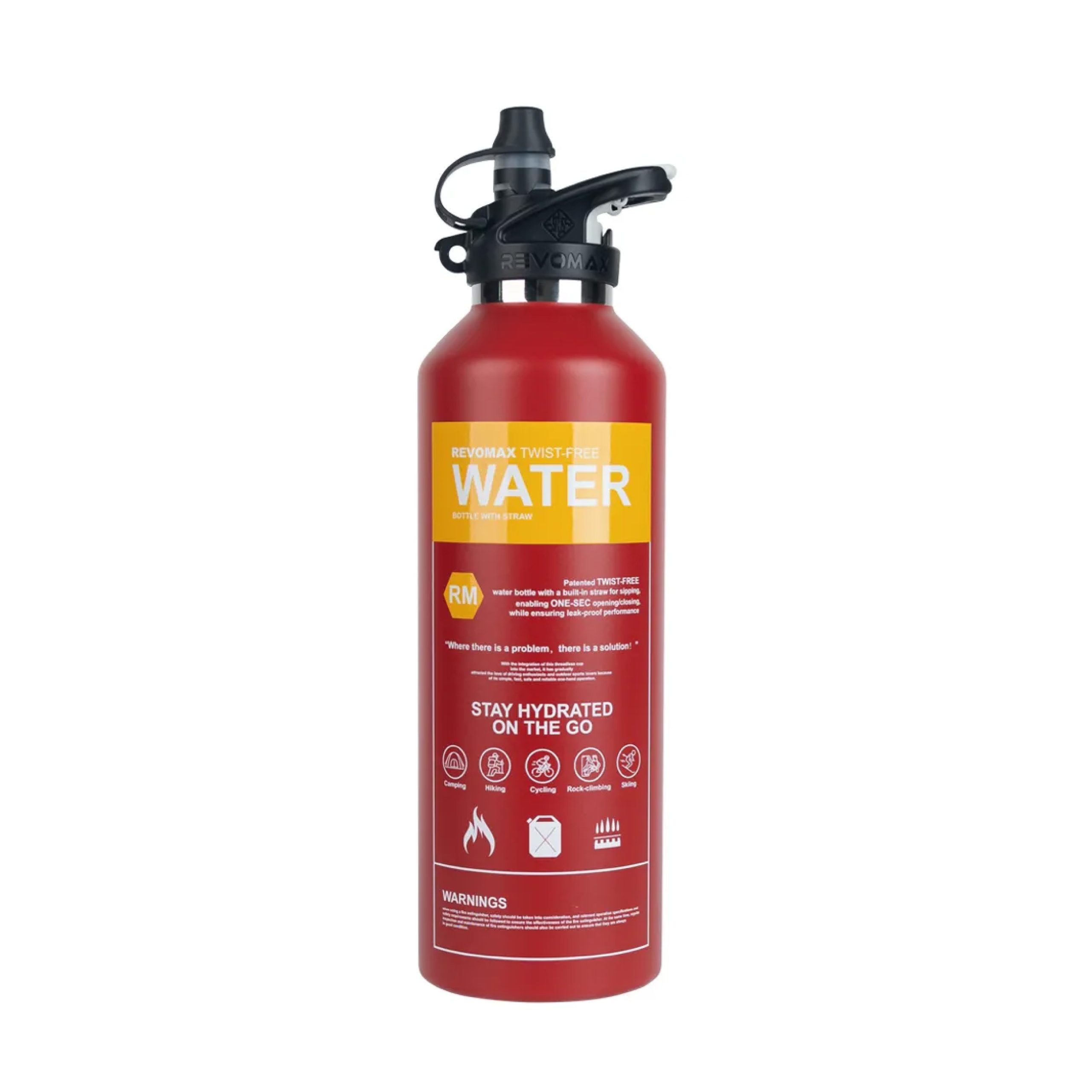 Revomax – FIRE EXTINGUISHER STYLE – FIRE RED